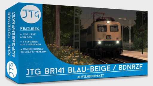 JTG BR141 Blau-Beige/BDnrzf Scenario Package