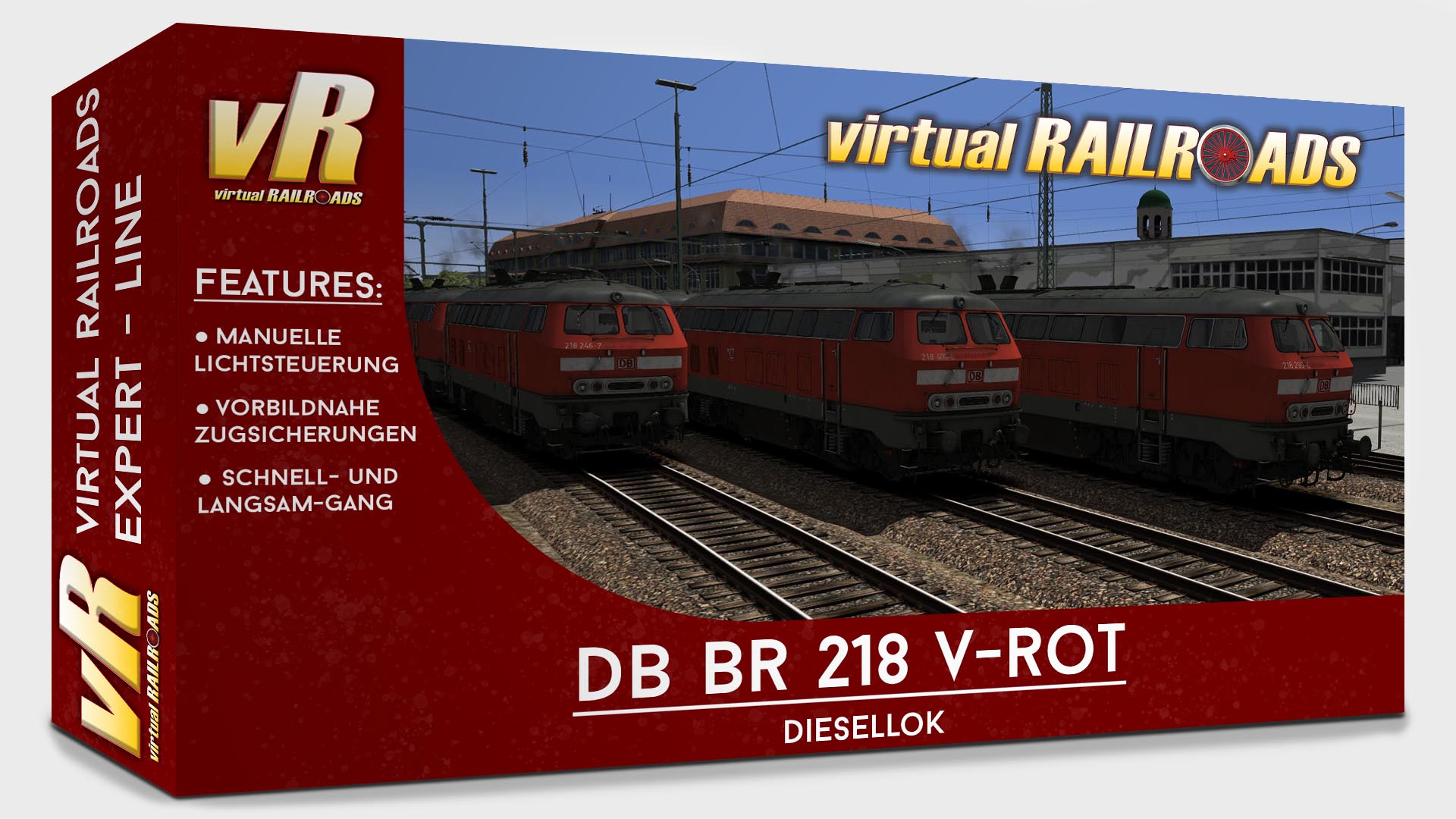 DB BR218 Traffic red Expert Line